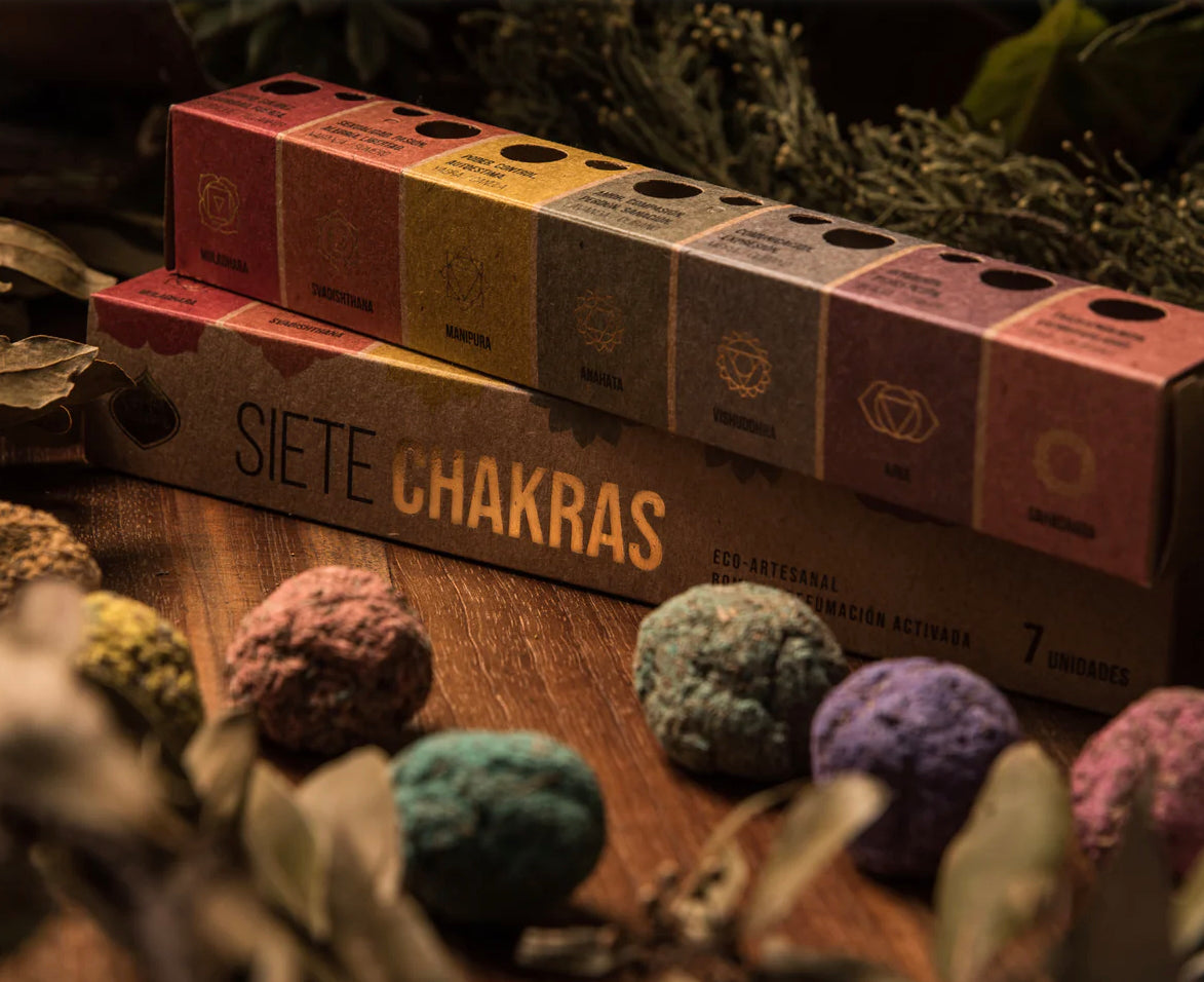 Bombitas Sahumerio 7 Chakras